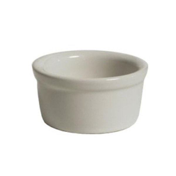 Tuxton China 3 in. Ramekin 2.5 oz. - White - 4 Dozen BWX-025